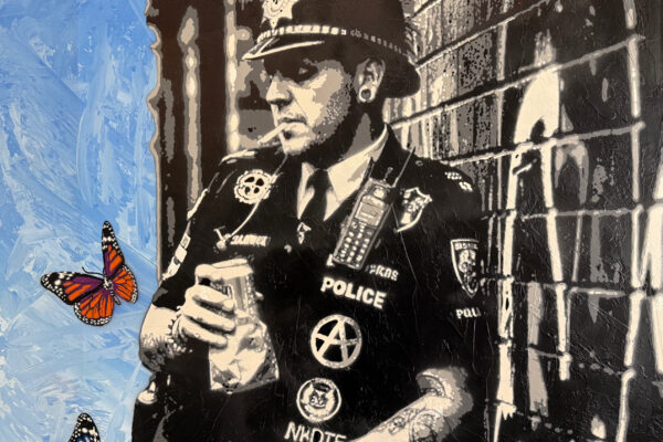 36" x 36" - Oil and acrylic on canvas
Available directly from the artist.